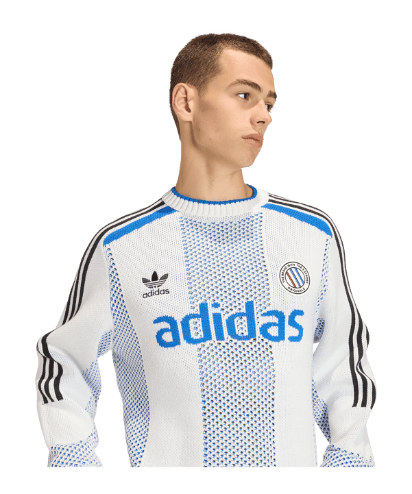 adidas Originals Blokecore Longsleeve Weiß - weiss