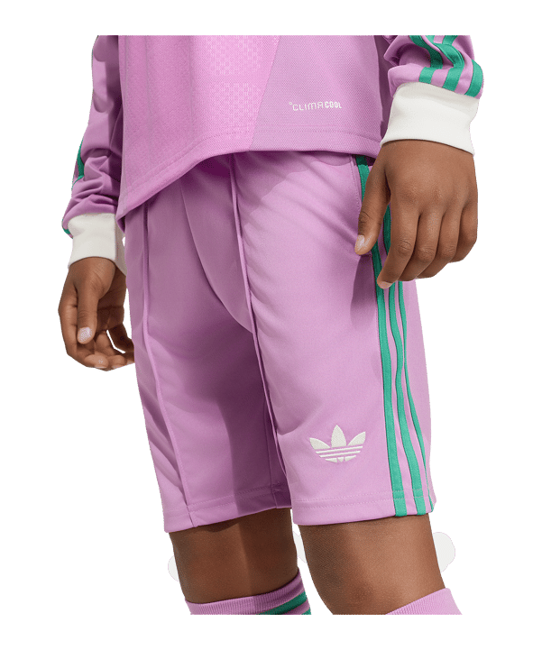 adidas FC Bayern München Torwartshort Away 2026/2027 Kids Lila