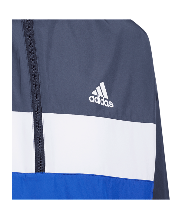 adidas Sportswear Woven Anorak Jacke Kids Blau - blau