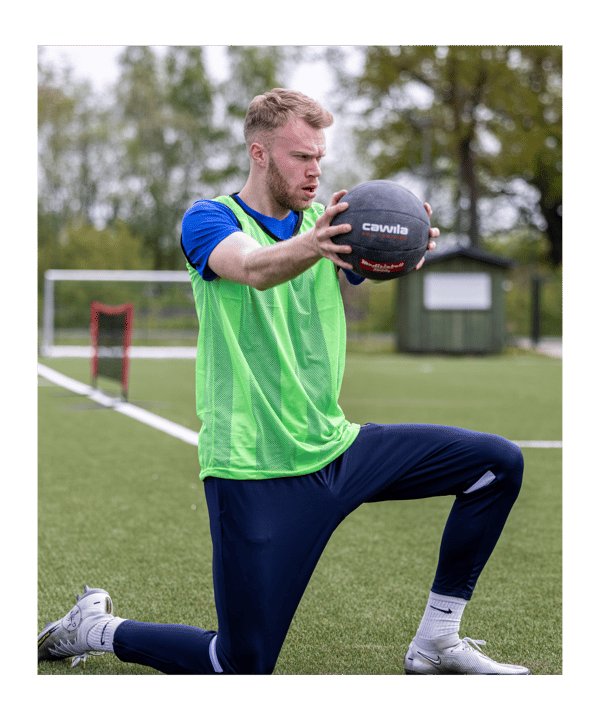 Cawila Medizinball PRO Training 1,0 Kg Schwarz - schwarz
