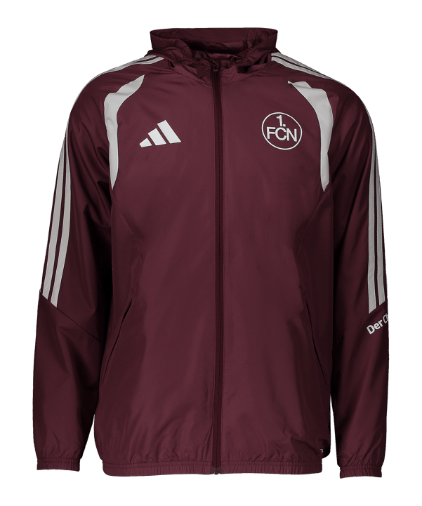 adidas 1. FC Nürnberg Allwetter Jas Rood - rood
