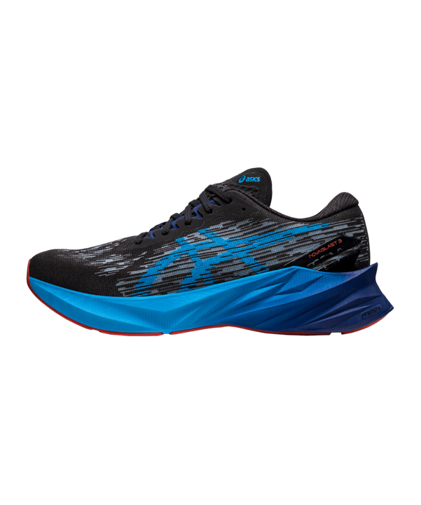 Asics Novablast 3 Schwarz Blau F004 Laufschuh - schwarz
