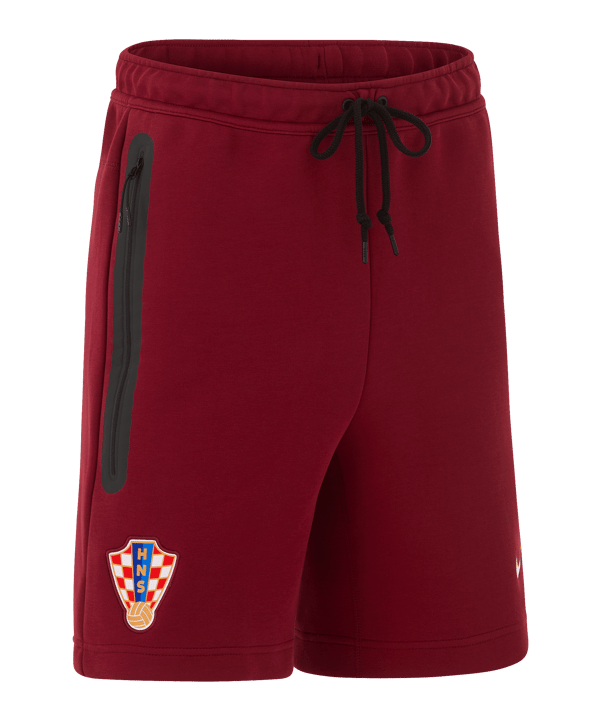 Nike HNS Kroatien Fleece Short Rot F677 - rot