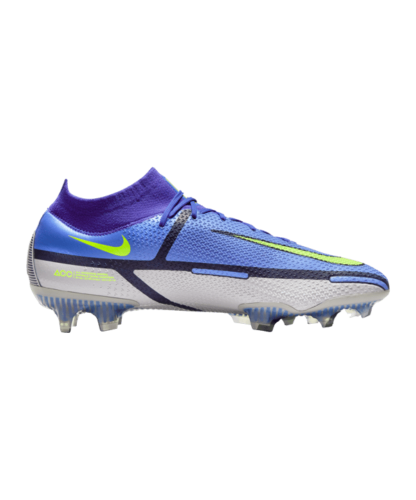 Nike Phantom GT2 Recharge Elite DF FG Blau Gelb Grau F570 - blau