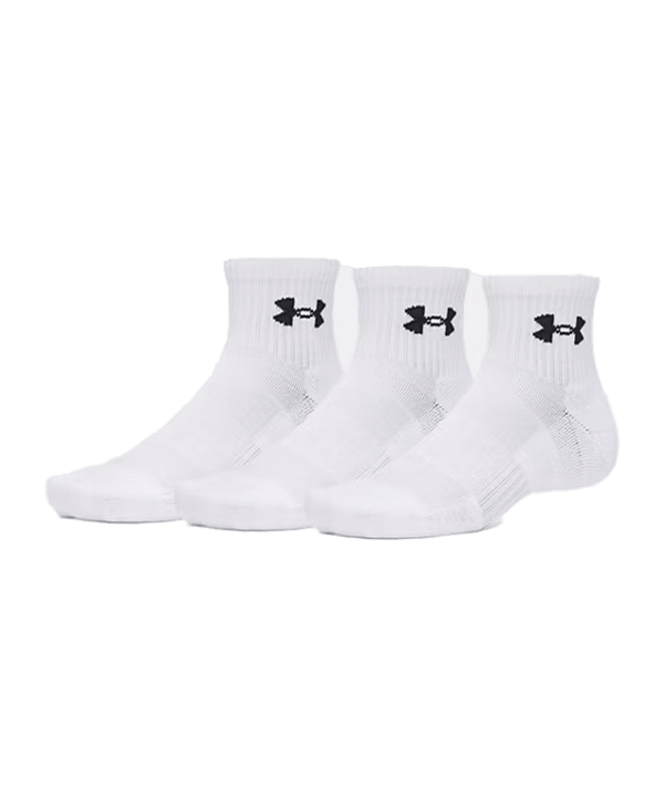 Under Armour Performance Cotton 3p Qtr Socken Weiß F100 - weiss