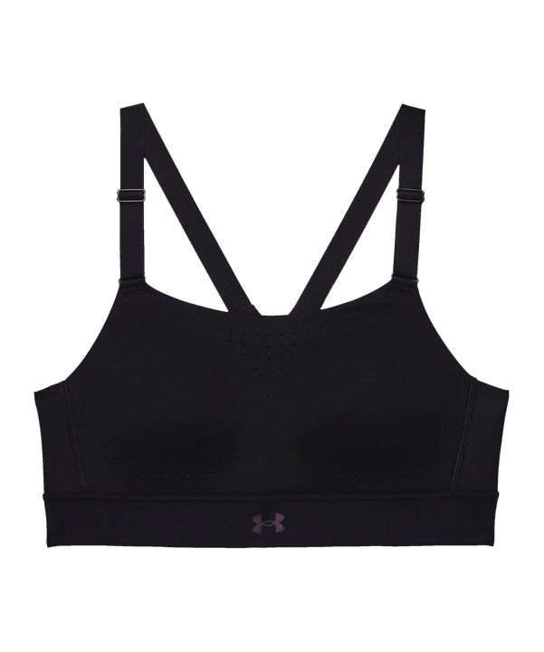 Under Armour Rush High Sport-BH Damen Schwarz F001 - schwarz