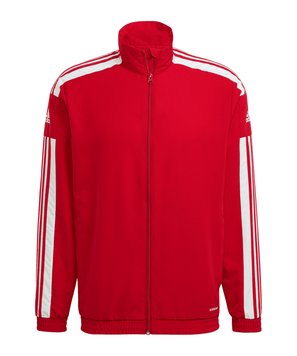 adidas Squadra 21 Präsentationsjacke Rot Weiss - rot