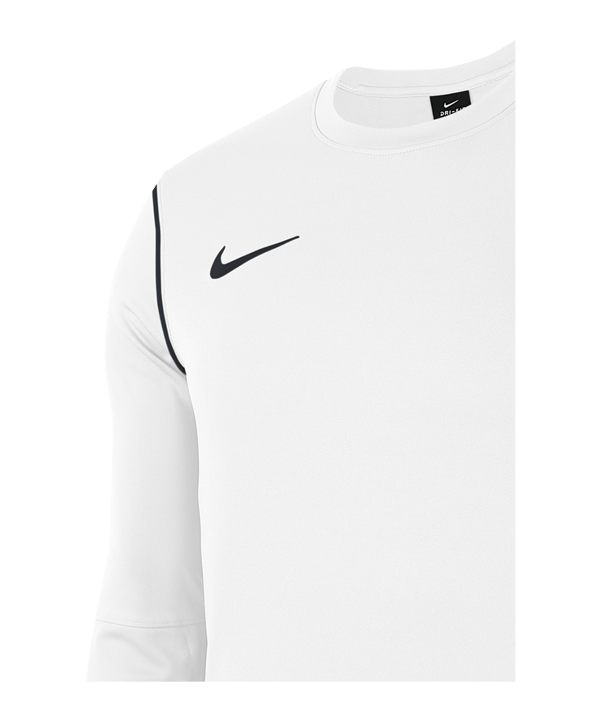 Nike Park 20 Sweatshirt Weiss Schwarz F100 - weiss
