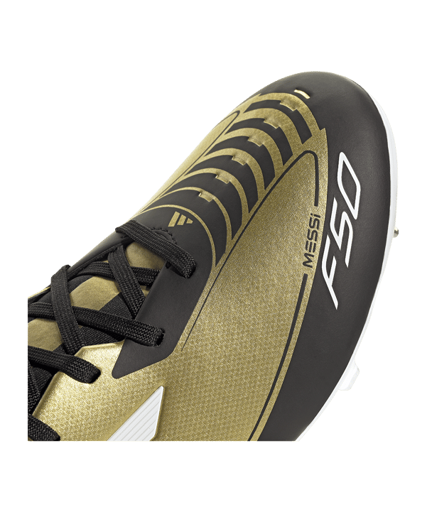 adidas F50 League FG/MG Messi Triunfo Dorado Gold Weiss - gold
