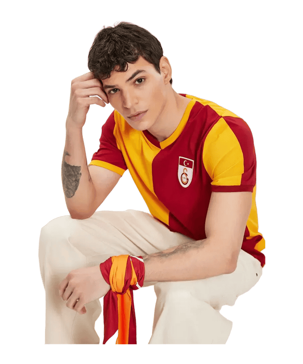 Galatasaray Istanbul Erkek Metin Oktay T-Shirt Gelb