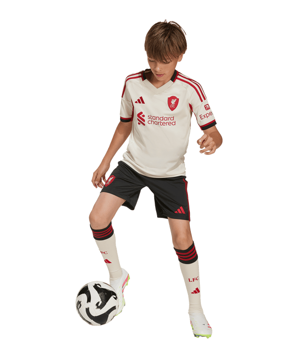 adidas FC Liverpool Short Away 2025/2026 Kids Schwarz - schwarz