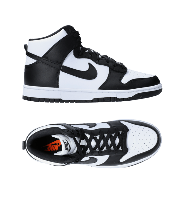 Nike Dunk High Retro Schwarz Weiss F105 - schwarz