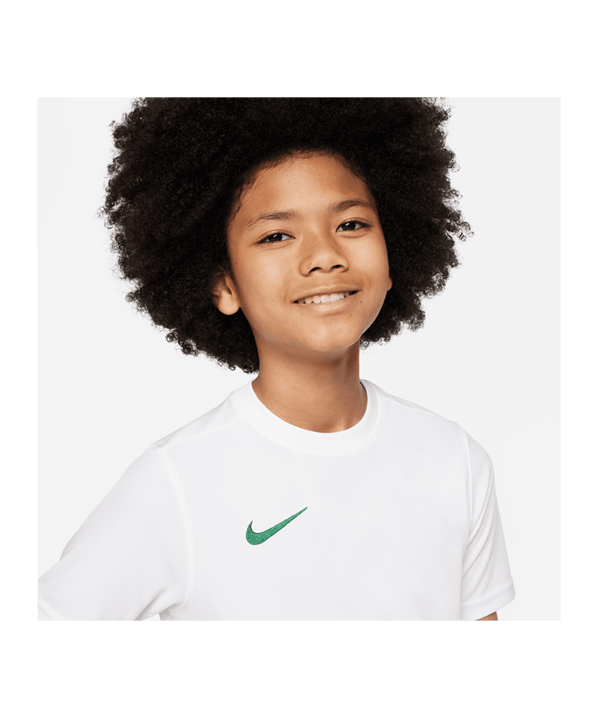 Nike Park VII Trikot Kids Weiss Grün F101 - weiss