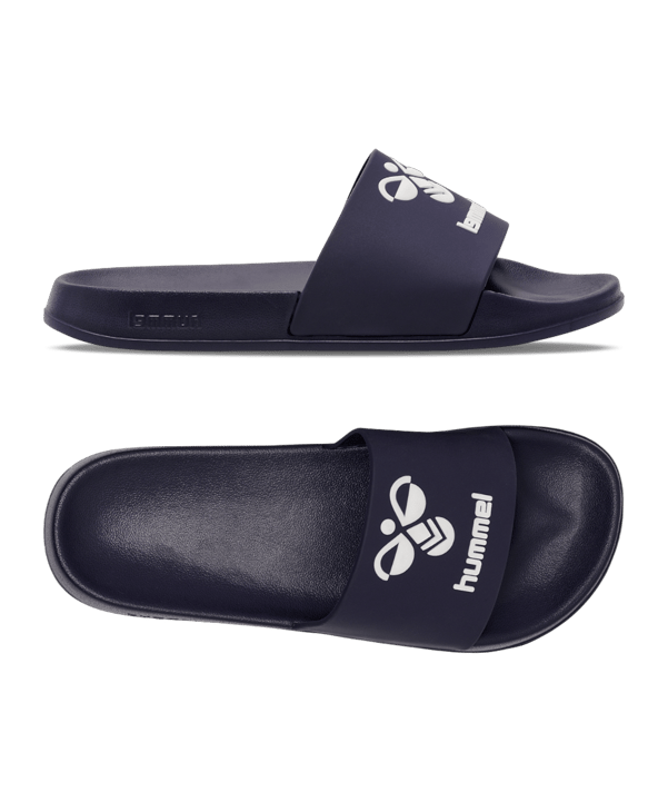 Hummel Essential Pool Badelatsche Blau F7666 - blau