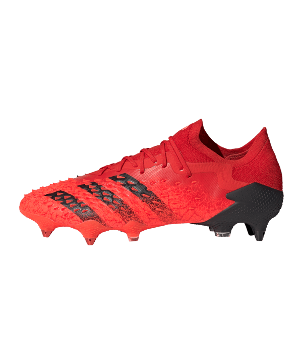 adidas Predator FREAK.1 L SG Meteorite Rot Schwarz - rot