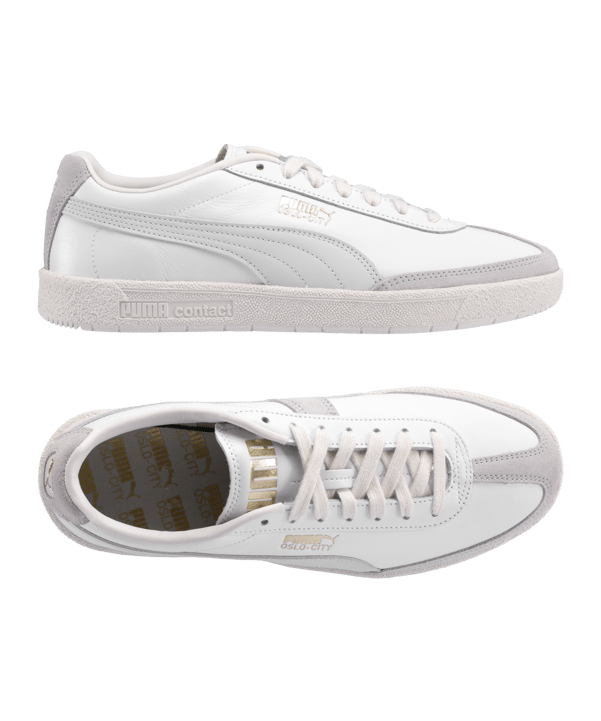 PUMA Oslo-City Luxe Sneaker Weiss F01 - weiss