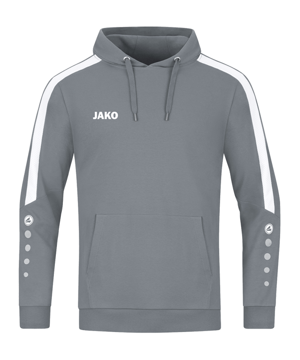 JAKO Power Hoody Damen Grau Weiss F840 - grau