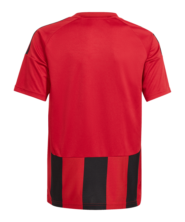 adidas Striped 24 Trikot Kids Rot Schwarz - rot