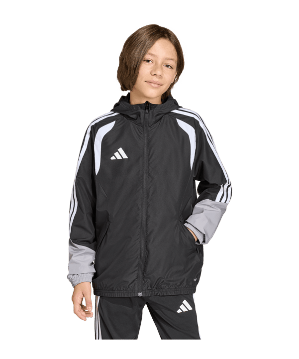 adidas Tiro 26 Jacke Kids Schwarz - schwarz