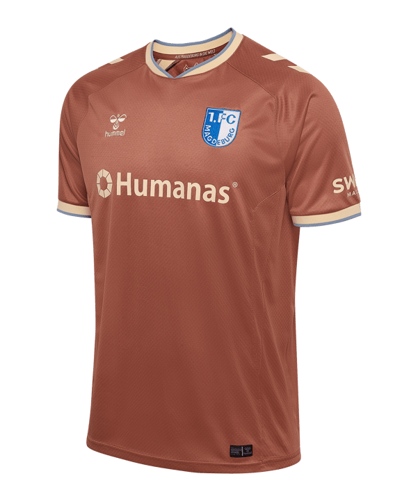 hummel 1. FC Magdeburg Maglietta Away 2026/2027 Arancione C8073 - arancione