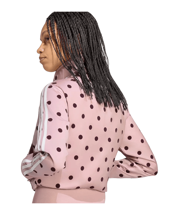 adidas Originals Satin Polka Dots Jacke Damen Lila - lila