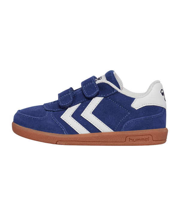 Hummel Victory Suede II Sneaker Kids Blau F7149 - blau