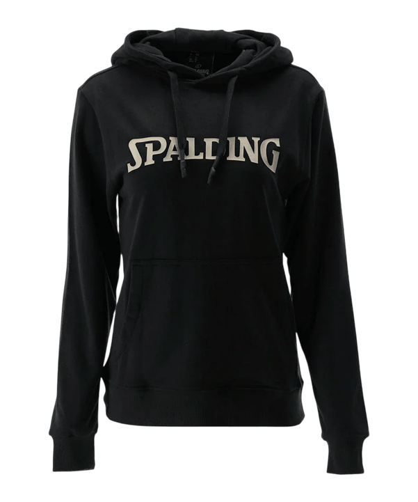 Spalding SS23 Hoody Damen Schwarz - schwarz