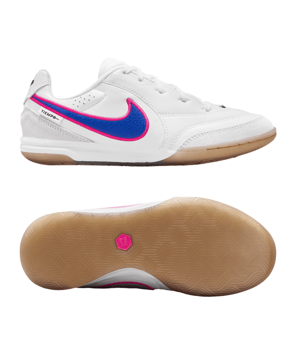 Nike Tiempo Streetgato IN Attack Kinderen Wit K146 - wit