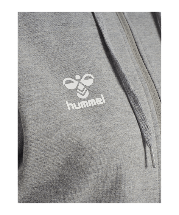 Hummel Go 2.0 Chevron Kapuzenjacke Damen Grau F2006 - grau