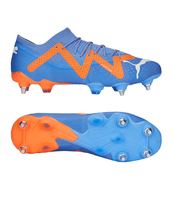 PUMA FUTURE Ultimate Low MxSG Supercharge Blau Orange F01 - blau