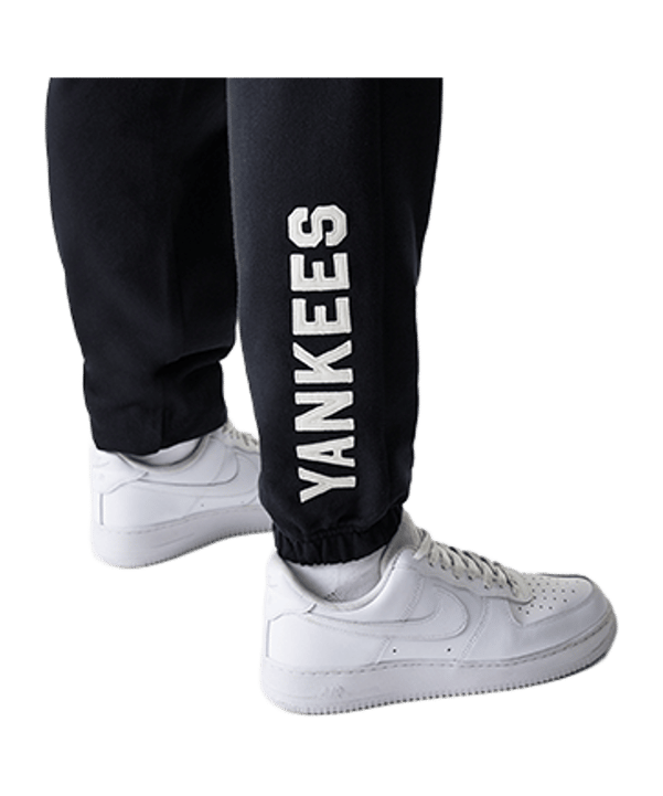 New Era MLB Heritage New York Yankees Jogginghose Schwarz - schwarz