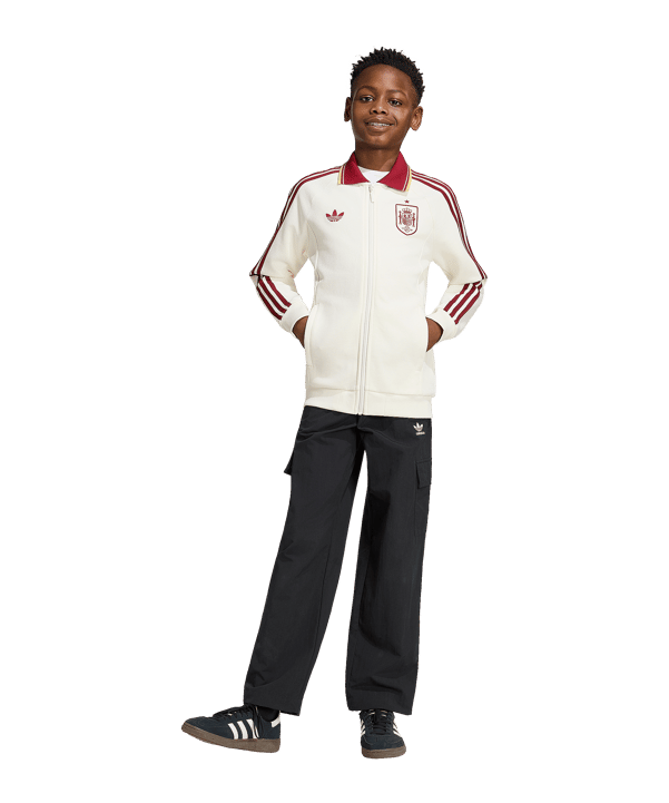 adidas Originals FEF Spanien Anthem Jacke Kids Weiß - weiss