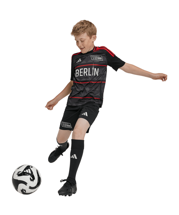 adidas 1. FC Union Berlin Trikot Away 2024/2025 Kids Schwarz - schwarz