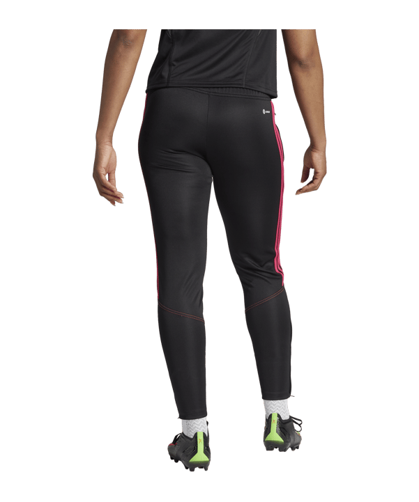 adidas Tiro 23 Club Trainingshose Damen Schwarz Pink - schwarz