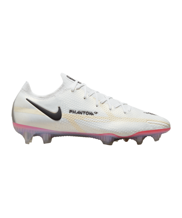 Nike Phantom GT2 Rawdacious Elite FG Weiss Schwarz F121 - weiss