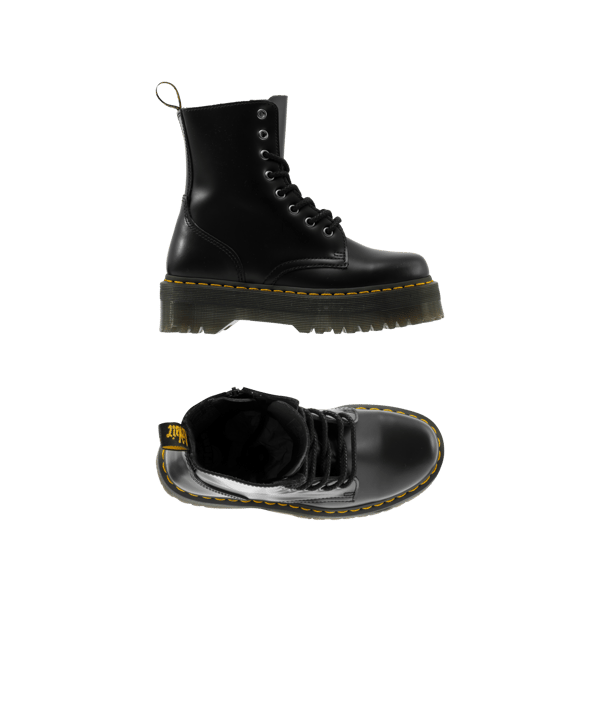 Dr. Martens Jadon Plateau Stiefel Damen Schwarz - schwarz