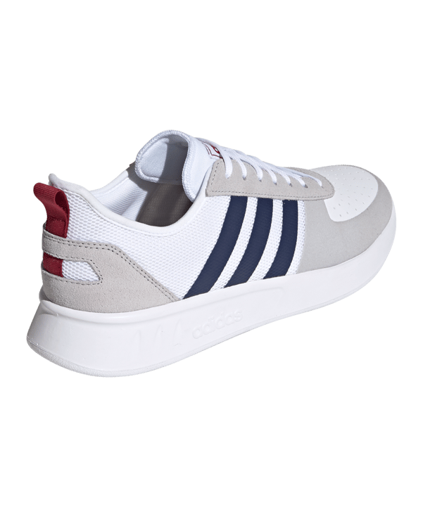 adidas Court 80´s Low Weiss Blau - weiss