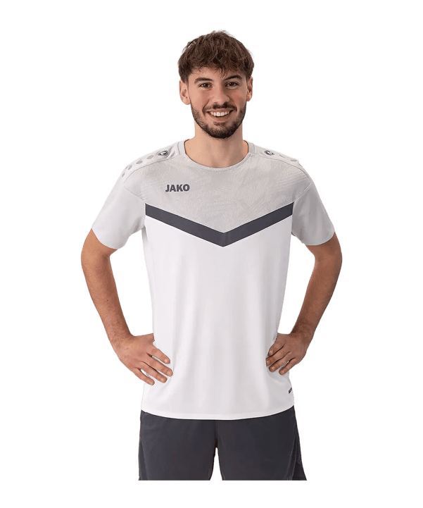 JAKO Iconic T-shirt Wit K016 - wit
