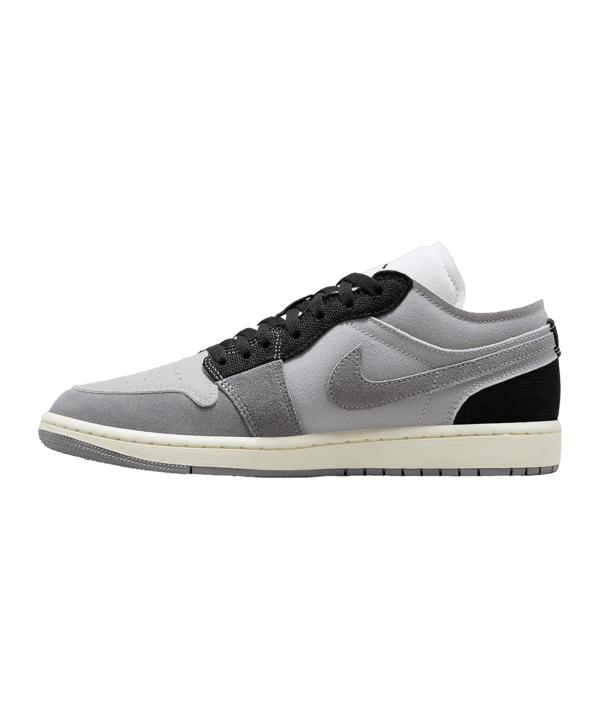 Jordan Air 1 Low SE Craft Schwarz Grau F002 - grau