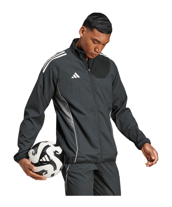 adidas Tiro 25 Competition Präsentationsjacke Schwarz - schwarz