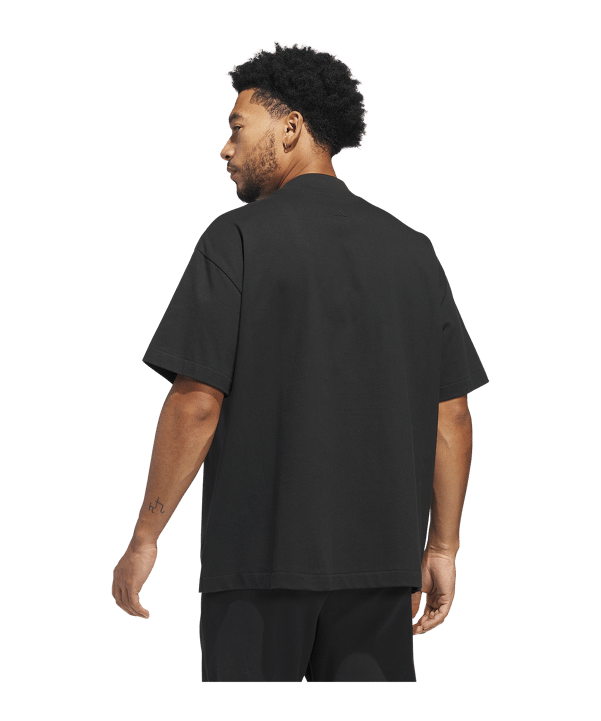 adidas Originals Basketball T-Shirt Schwarz - schwarz