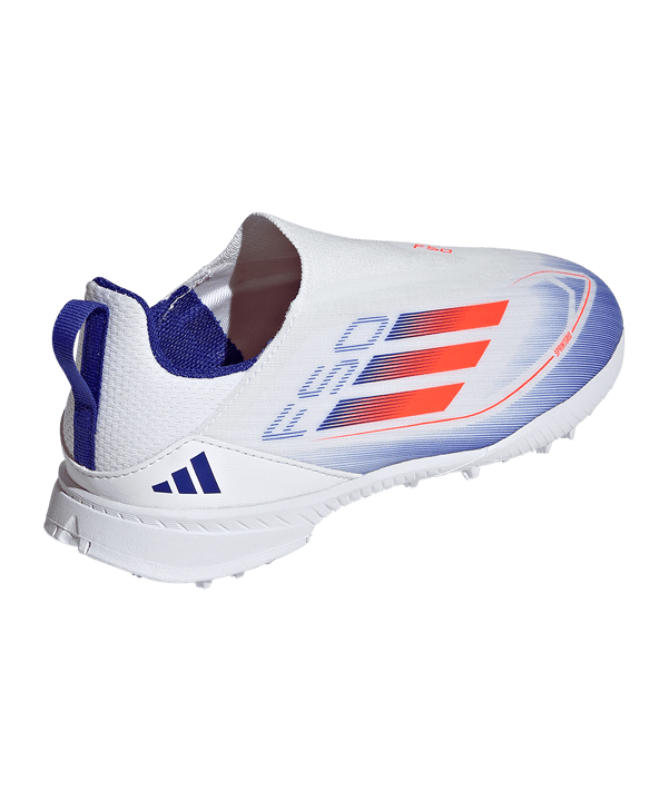 adidas F50 League LL TF Advancement Kids Weiss Rot - weiss