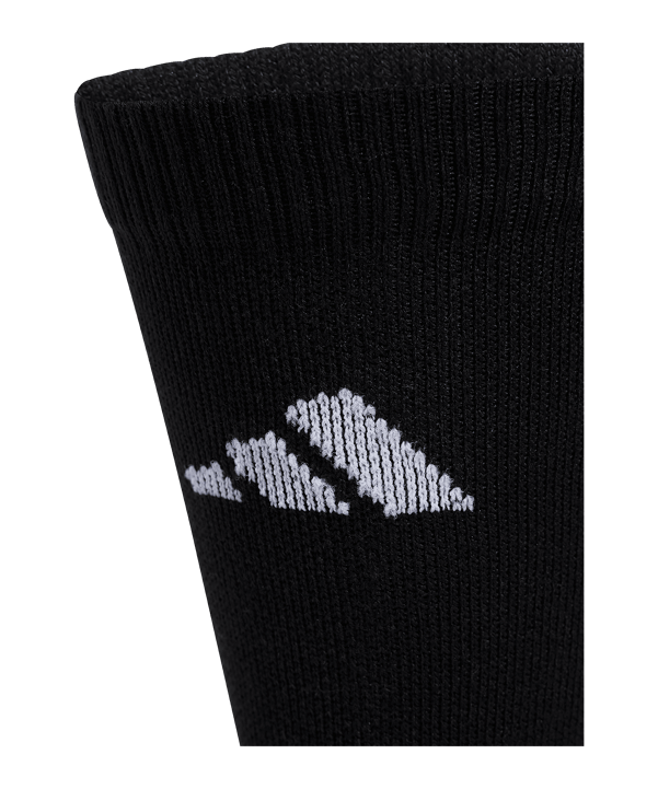 adidas Performance Crew 3er Pack Socken Schwarz - schwarz