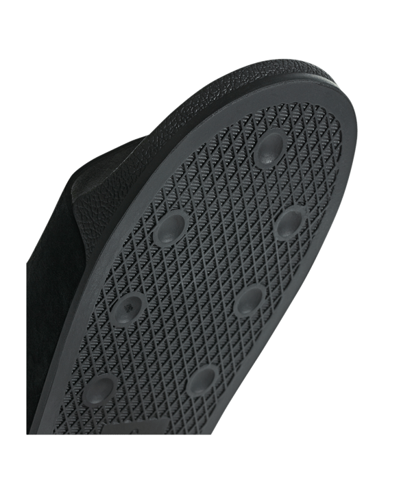 adidas Originals Adilette Badelatsche Damen Schwarz Weiss - schwarz