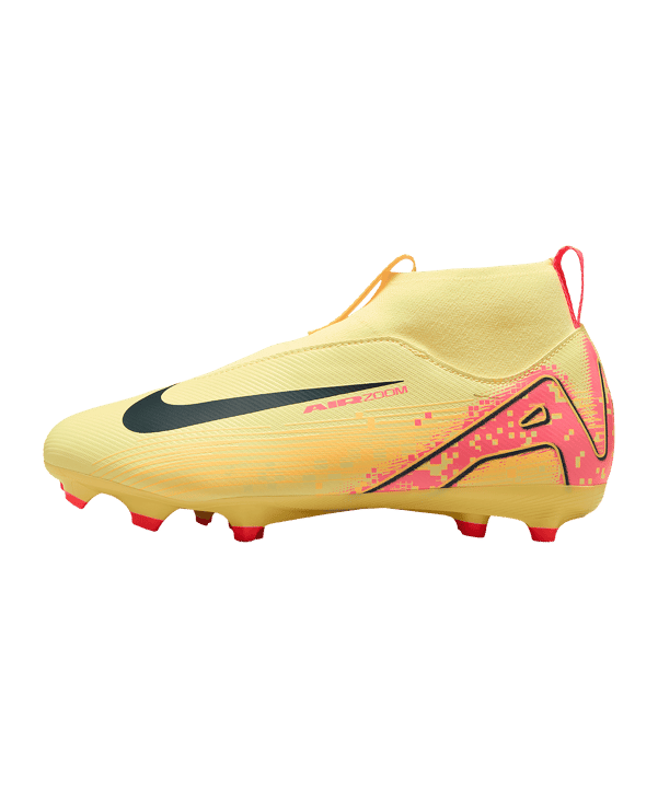 Nike Jr Zoom Mercurial Superfly X Academy FG/MG Mbappe Signature Kids Orange Blau F800 - orange