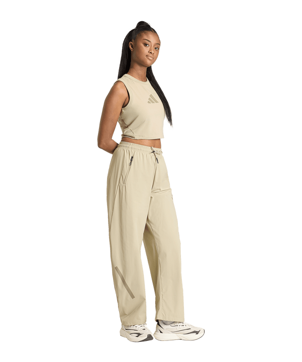 adidas Z.N.E Hose Damen Braun - braun