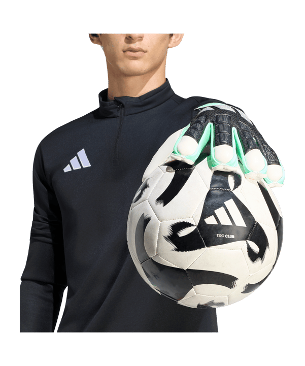 adidas Predator Match Fingersave Gants de gardien de but Noir - noir