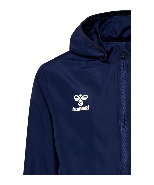 Hummel Essential AW jas kids blauw F7026 - blauw