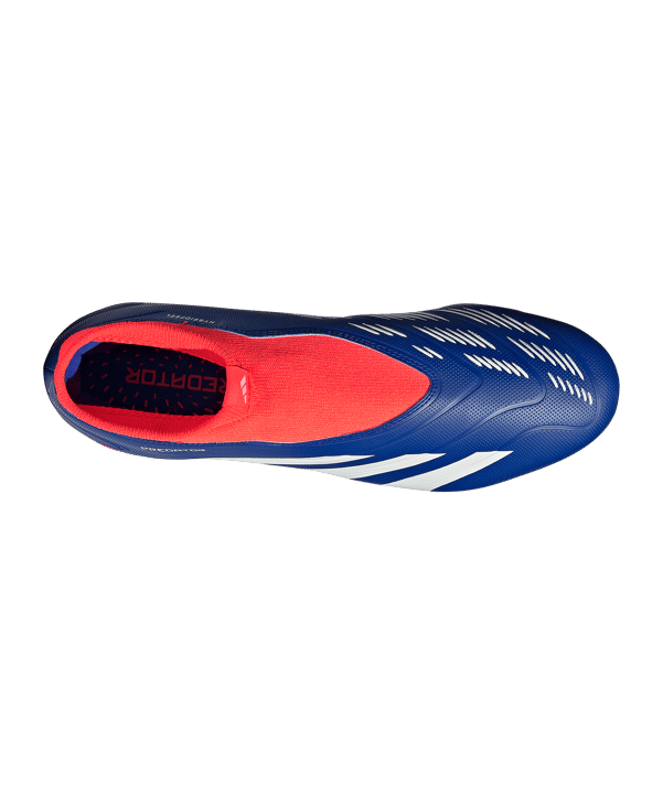 adidas Predator League LL FG Advancement Blau Weiss - blau