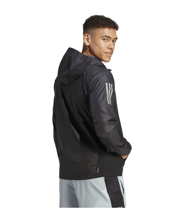 adidas Own The Run Jacke Schwarz - schwarz